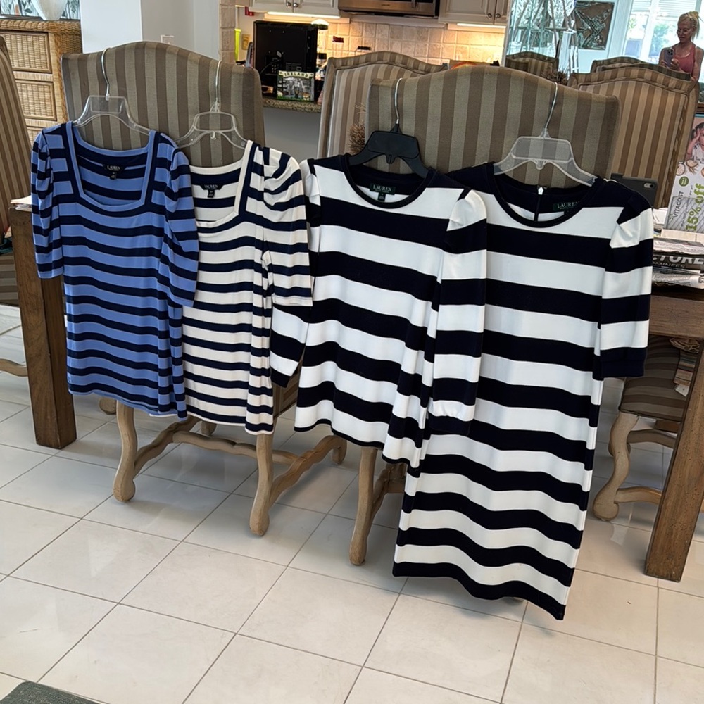 Lauren Ralph Lauren Women's Striped Tops & dress